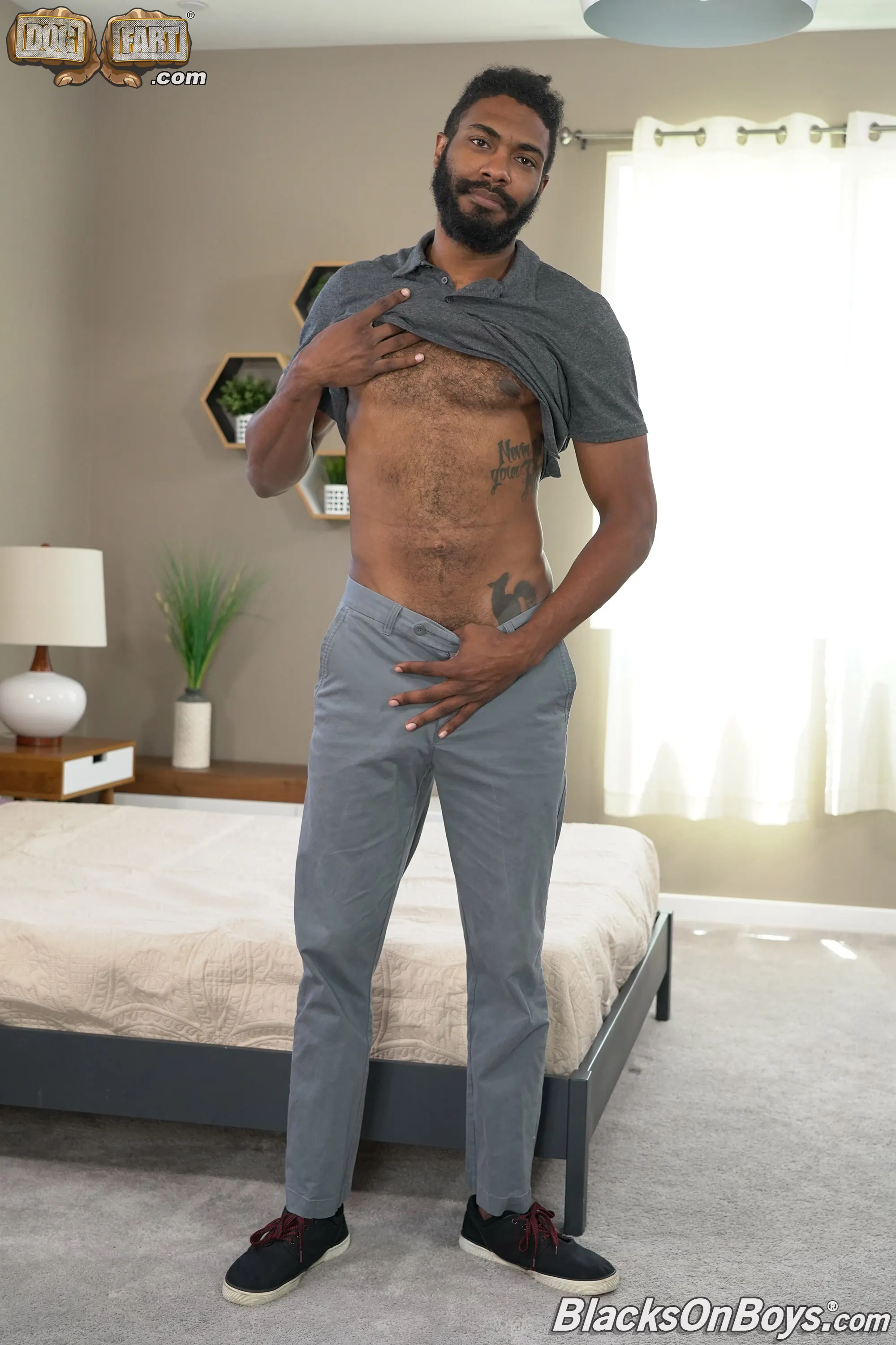 Dogfart Men 'Darron Bluu, Hunter Triad and JJ Lake - Blacks On Boys' starring Darron Bluu (Photo 1)