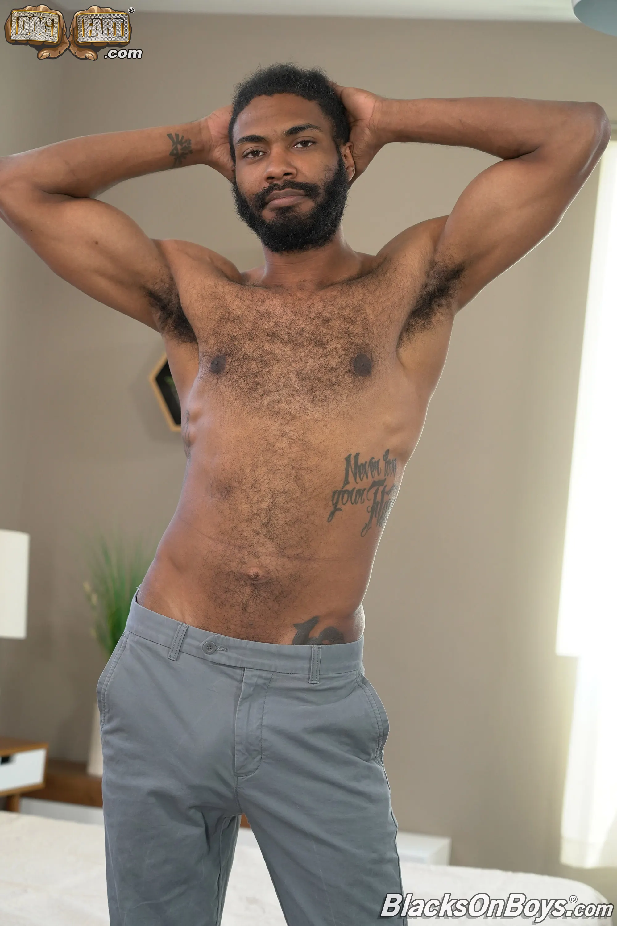 Dogfart Men 'Darron Bluu, Hunter Triad and JJ Lake - Blacks On Boys' starring Darron Bluu (Photo 2)