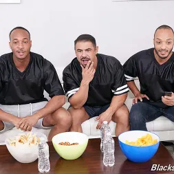 Draven Navarro in 'Dogfart Men' Draven Navarro, Dillon Diaz and Trent King - Blacks On Boys (Thumbnail 10)