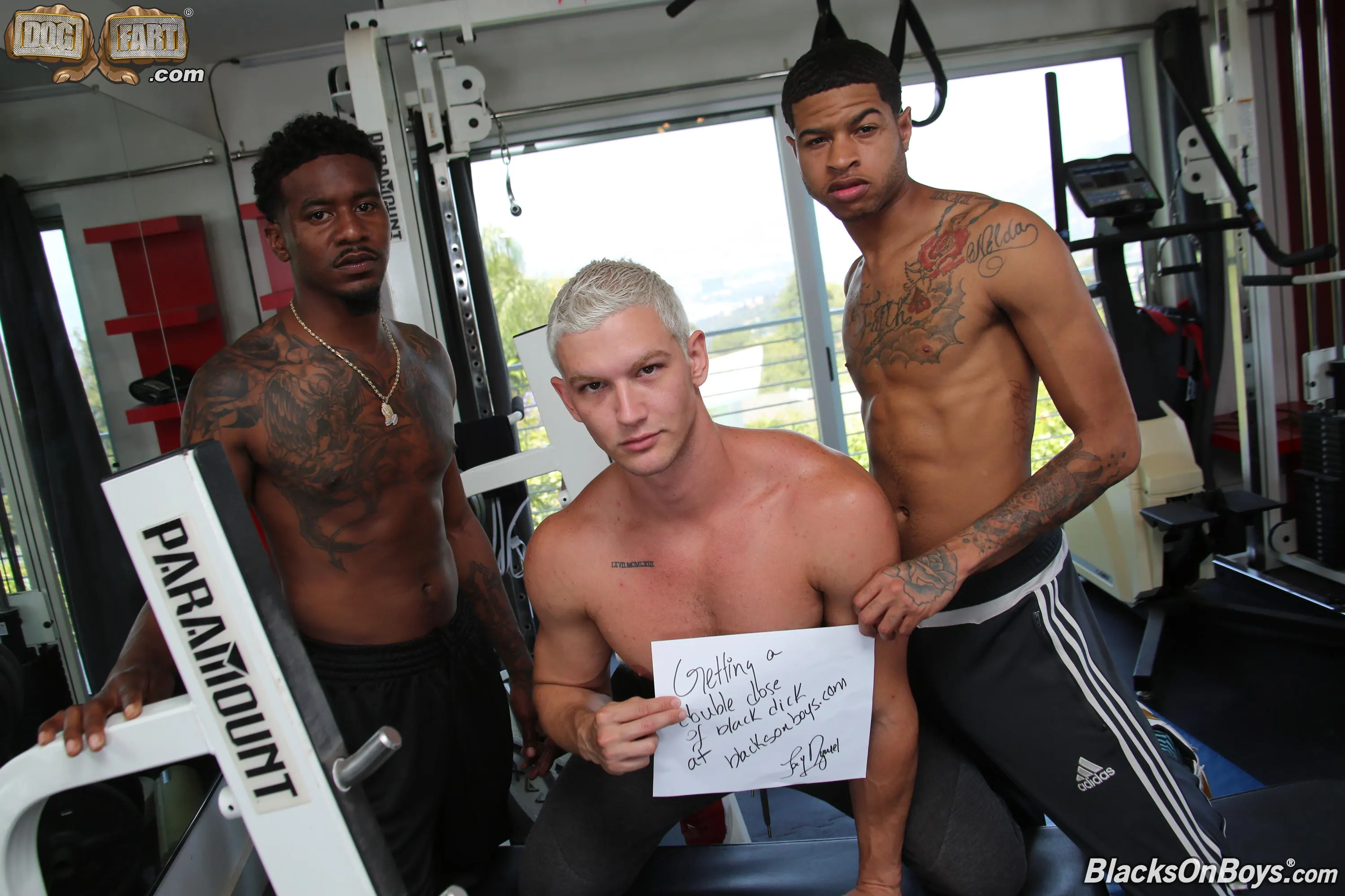 Dogfart Men 'Blacks On Boys' starring Knockout and Leon Redd (Photo 5)