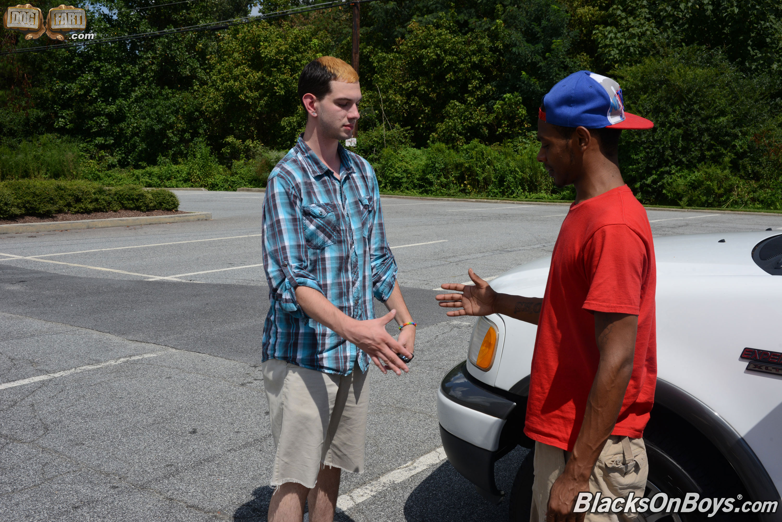 Brooklyn in 'Dogfart Men' Landon Love and Brooklyn - Blacks On Boys (Thumbnail 2)