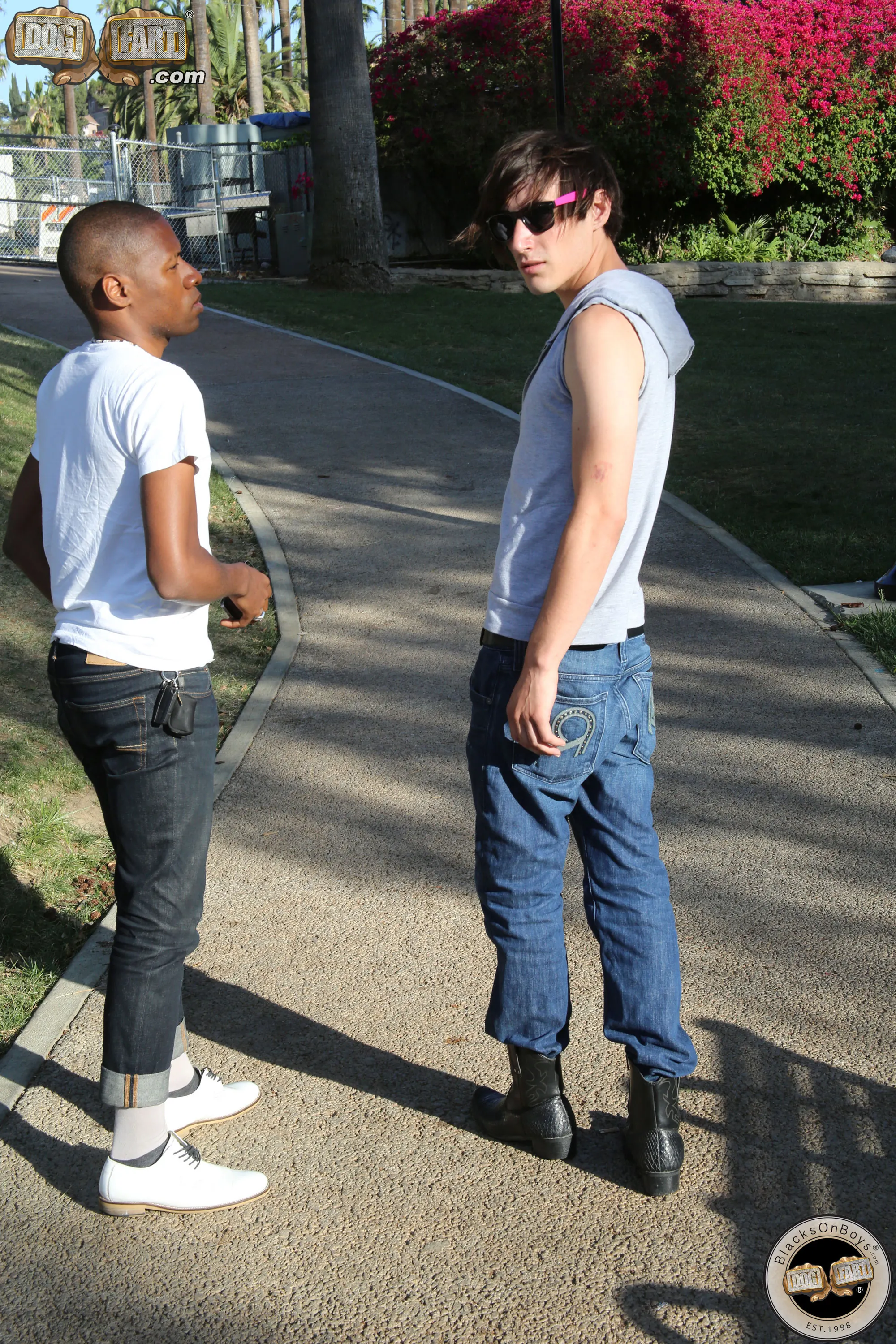 Mr. Hampton in 'and Caleb Andrews - Blacks On Boys' from 'Dogfart Men' (Photo 2) Dogfart Men 'and Caleb Andrews - Blacks On Boys' starring Mr. Hampton (Photo 2)