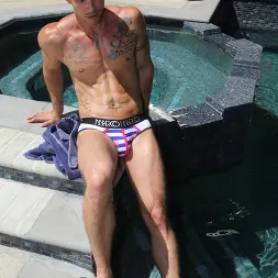 Nic Sahara in 'Dogfart Men' Nic Sahara, August Alexander, Jacen Zhu and Ray Diesel - Blacks On Boys (Thumbnail 1)