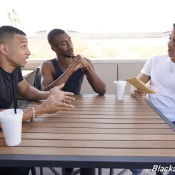Nic Sahara in 'Dogfart Men' Nic Sahara, Bucky Wright and Zario Travezz - Blacks On Boys (Thumbnail 10)