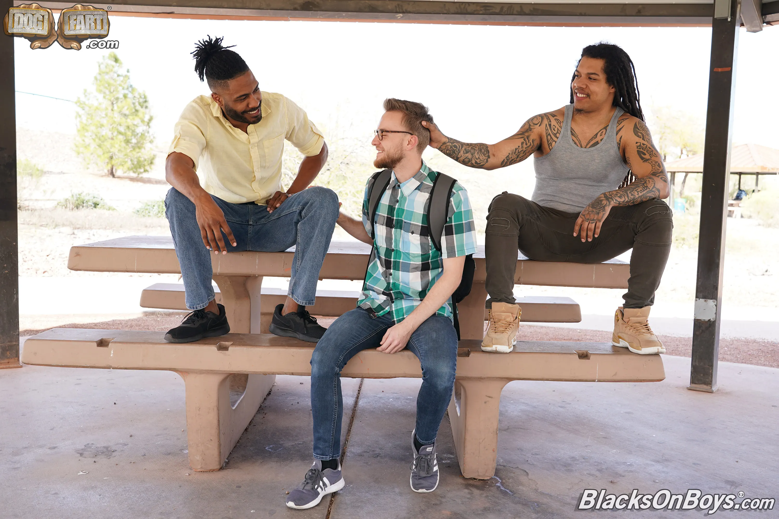 Richard Bliss in 'Richard Bliss, Floyd Johnson and Hunter Triad - Blacks On Boys' from 'Dogfart Men' (Photo 12) Dogfart Men 'Richard Bliss, Floyd Johnson and Hunter Triad - Blacks On Boys' starring Richard Bliss (Photo 12)