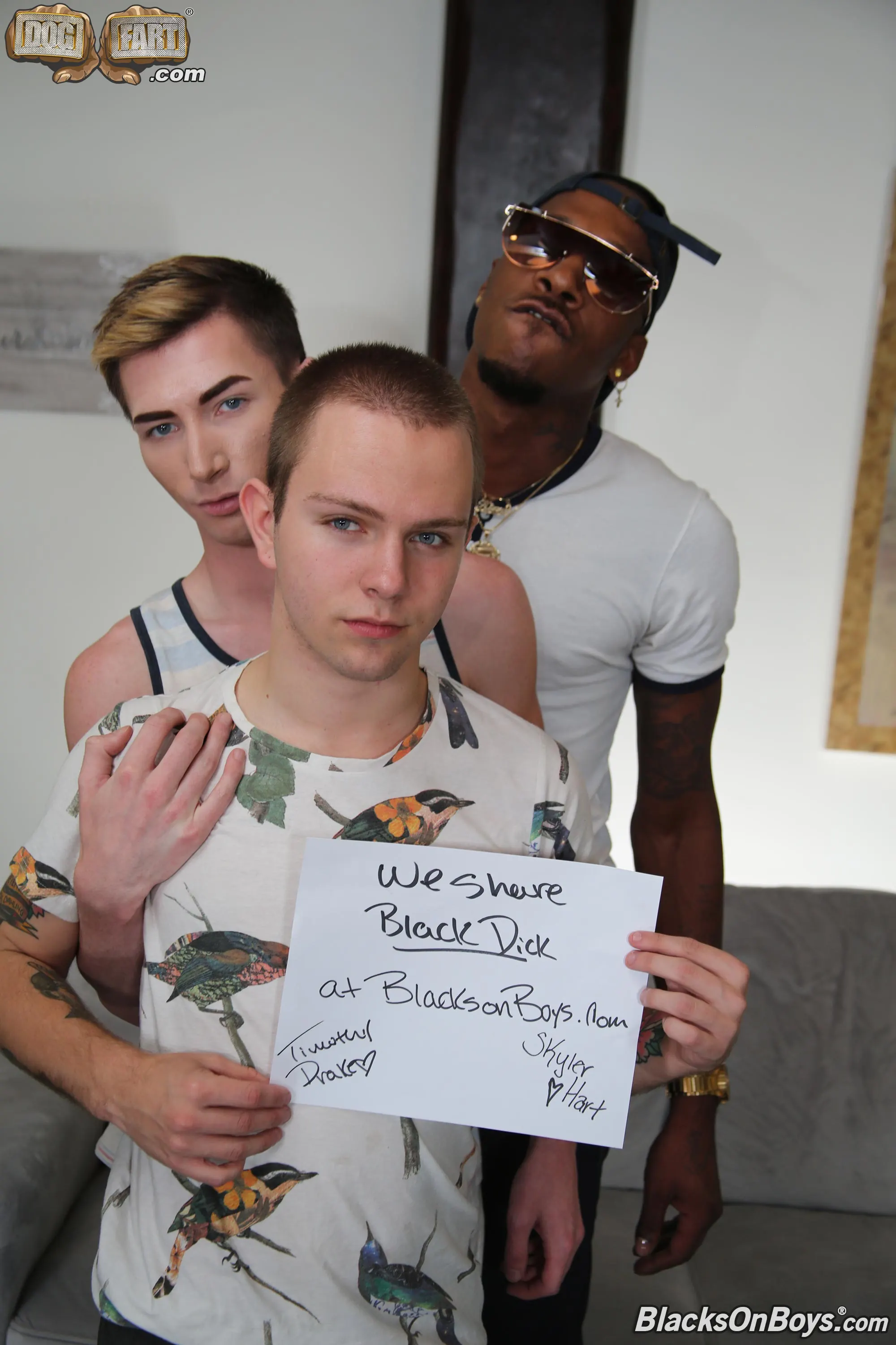 Dogfart Men 'Skyler Hard, Timothy Drake and Deepdicc - Blacks On Boys' starring Skyler Hard (Photo 1)