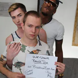 Skyler Hard in 'Dogfart Men' Skyler Hard, Timothy Drake and Deepdicc - Blacks On Boys (Thumbnail 1)